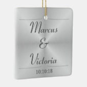 ブラッモダンシュ金結婚属 セラミックオーナメント (右)