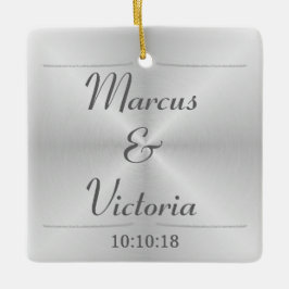 ブラッモダンシュ金結婚属 セラミックオーナメント