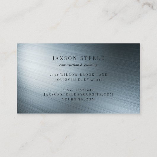 ブラッモダンシュ鋼 名刺 (裏面)