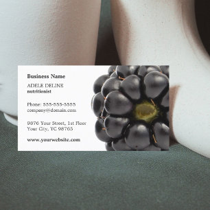 ブラッユニーククモダンベリーフルーツ栄養士 名刺