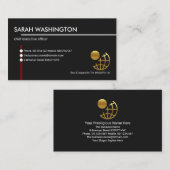 ブラッ素晴らしク迎撃ラインオーナーCEO 名刺 (正面/裏面)