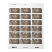 ブラッ素朴プきらめく星クリスマスツリー ラベル (フルシート)