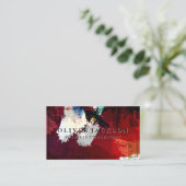 ブラッ芸術的シュ色 名刺 (スタンド正面)