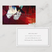 ブラッ芸術的シュ色 名刺 (正面/裏面)