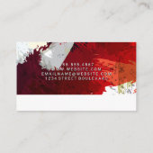 ブラッ芸術的ド絵を描 |コンサルタント |アーティスト 名刺 (裏面)