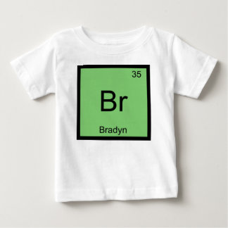 ブラディン 名前 化学元素周期表 ベビーTシャツ