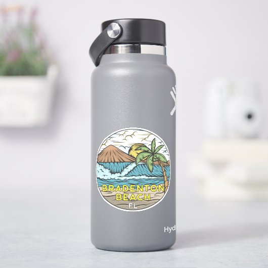 ブラデントンビーチフロリダヴィンテージ シール (HydroFlask)