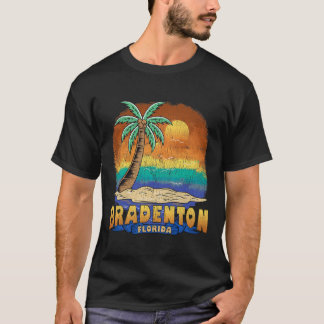 ブラデントン フロリダ ヴィンテージ ディストressed お土産  tシャツ