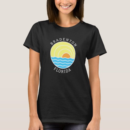 ブラデントン フロリダ 夕焼け Tシャツ (正面)
