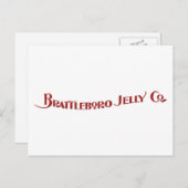 ブラトルボロゼリー会社はがき ポストカード (正面/裏面)
