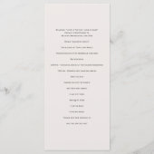 ブラドモダンフ結婚ォード プログラム (裏面)