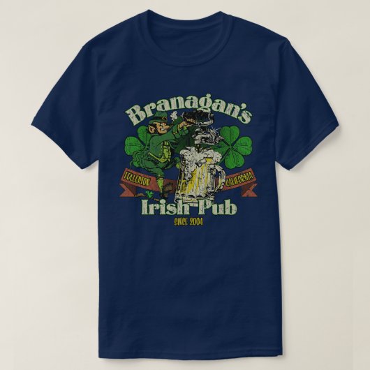 ブラナガンアイリッシュパブ2004 Tシャツ (デザイン正面)