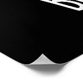 ブラナバナナバおもしろいナブラプンダークBG ポスター (角)