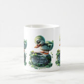 ブラニーキスをするストーンのリアリスティック コーヒーマグカップ (中央)