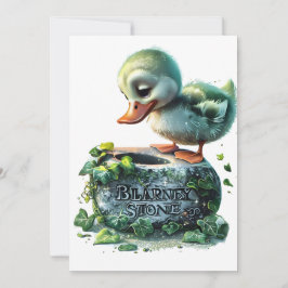 ブラニーキスをするストーンのリアリスティック 招待状