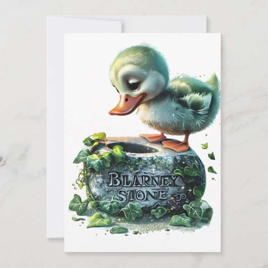 ブラニーキスをするストーンのリアリスティック 招待状 (正面)