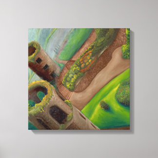 ブラニーキスをするストーンの後 キャンバスプリント