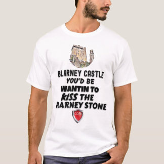 ブラニー城キスをするザブラニー石 Tシャツ
