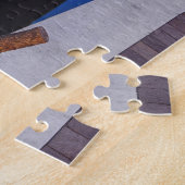 ブラノハカラフルウスアットナイトヴェニスイタリア ジグソーパズル (側面)