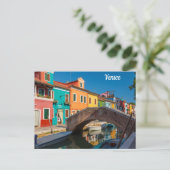 ブラノ通りシーンヴェネツィアイタリア ポストカード (スタンド正面)