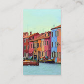 ブラノ-ヴェネチアンラグーンヴェニス-ブラノ 名刺 (裏面)