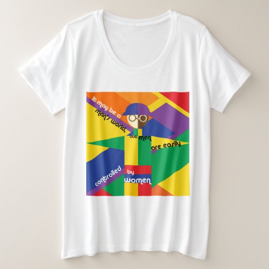ブラハウス プラスサイズTシャツ (デザイン正面)