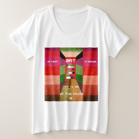 ブラハウス プラスサイズTシャツ (デザイン正面)