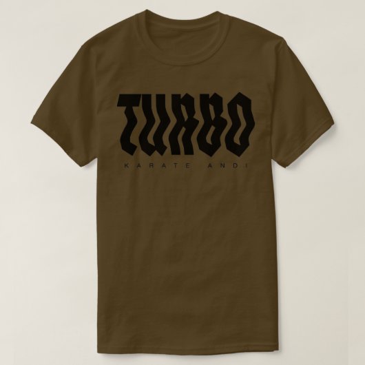 ブラバドターボ空手アンディ Tシャツ (デザイン正面)
