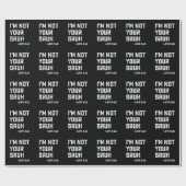 ブラパパ私は君のブルラブパパではない ラッピングペーパー (フラット)