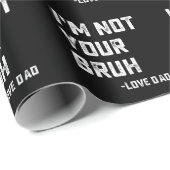 ブラパパ私は君のブルラブパパではない ラッピングペーパー (ロールコーナー)