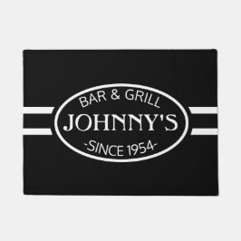 ブラパーソナライズされたックレーサ ドアマット