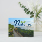 ブラフのミシシッピ州ナチェズを訪れる ポストカード (スタンド正面)