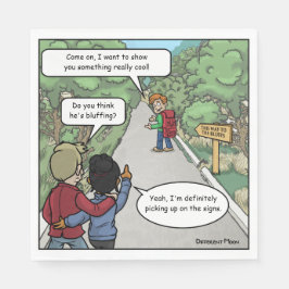 ブラフィングおもしろいパーティーナプキン スタンダードランチョンナプキン