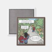 ブラフィングおもしろいマグネット マグネット (正面/裏面)