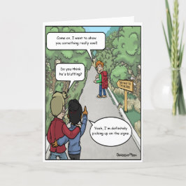 ブラフィングおもしろい誕生日カード カード