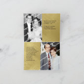 ブラフェイクシ仕上げ金色(50周年) 招待状 (内部)