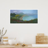 ブラフスで霧の多い朝 ポスター (キッチン)