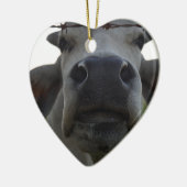 ブラフマン牛雄牛田園クイーンズランドオーストラリア セラミックオーナメント (左)