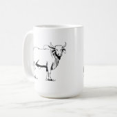 ブラフマン牛 コーヒーマグカップ (正面左)