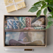 ブラフ大佐ブルドッグ遊トランプのポーカー 薄葉紙 (ギフト)