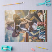 ブラフ大佐ブルドッグ遊トランプのポーカー 薄葉紙 (クラフト)