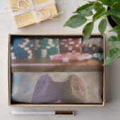 ブラフ大佐ブルドッグ遊トランプのポーカー 薄葉紙 (ギフト)