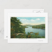 ブラフ島からの下部サラナク湖の眺め ポストカード (正面/裏面)