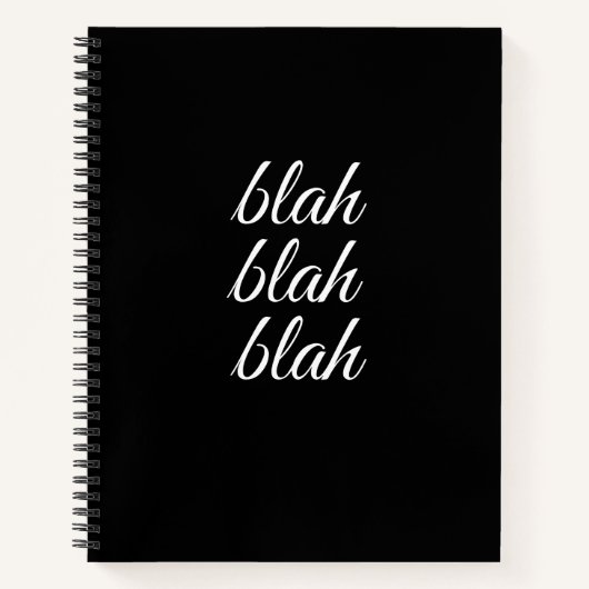 ブラフ・ブラフ –  ノートブック (正面)