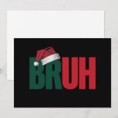 ブラフ ミーム 面白い セリフ ブラ クリスマス 挨拶 (正面/裏面)