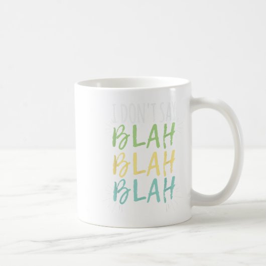 ブラブラとは言わないTシャツ コーヒーマグカップ (右)