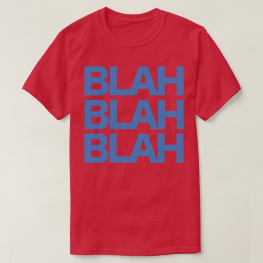 ブラブラブラ Tシャツ (デザイン正面)