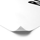 ブラブラ黒羊おもしろい動物パン ポスター (角)