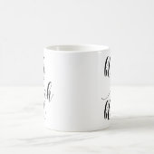 ブラブラ!スクリプモダントタイポグラフィマググ コーヒーマグカップ (中央)