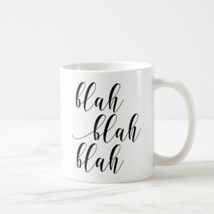 ブラブラ!スクリプモダントタイポグラフィマググ コーヒーマグカップ